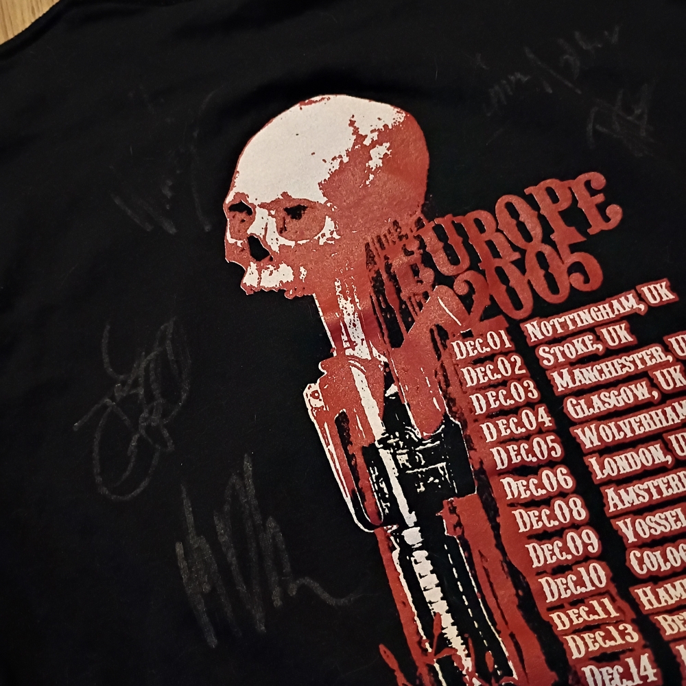 Lamb of God Signed 2005 Tour T-Shirt